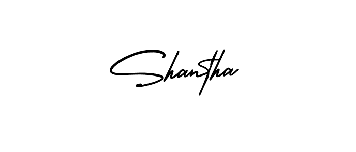 if you are searching for the best signature style for your name Shantha. so please give up your signature search. here we have designed multiple signature styles  using AmerikaSignatureDemo-Regular. Shantha signature style 3 images and pictures png