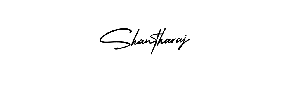 Create a beautiful signature design for name Shantharaj. With this signature (AmerikaSignatureDemo-Regular) fonts, you can make a handwritten signature for free. Shantharaj signature style 3 images and pictures png