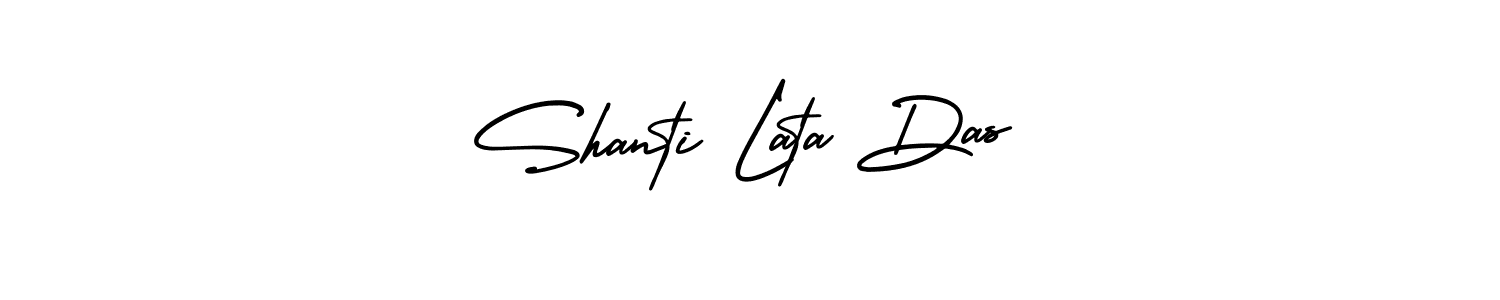 How to Draw Shanti Lata Das signature style? AmerikaSignatureDemo-Regular is a latest design signature styles for name Shanti Lata Das. Shanti Lata Das signature style 3 images and pictures png