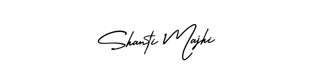 Make a beautiful signature design for name Shanti Majhi. Use this online signature maker to create a handwritten signature for free. Shanti Majhi signature style 3 images and pictures png