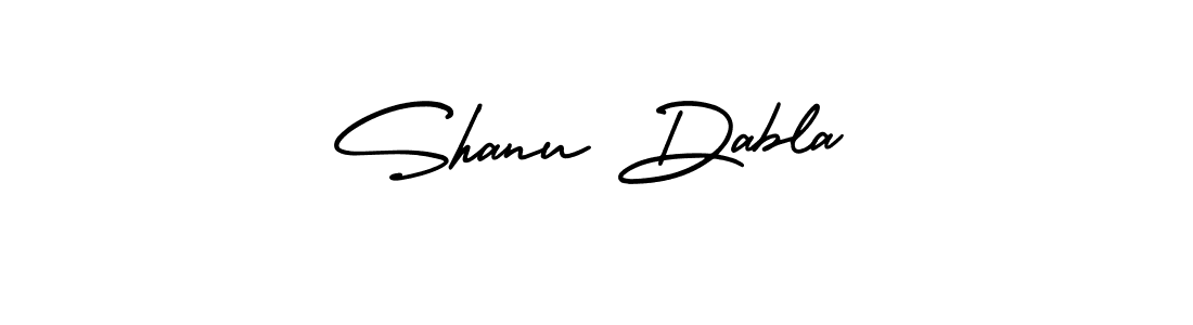 if you are searching for the best signature style for your name Shanu Dabla. so please give up your signature search. here we have designed multiple signature styles  using AmerikaSignatureDemo-Regular. Shanu Dabla signature style 3 images and pictures png