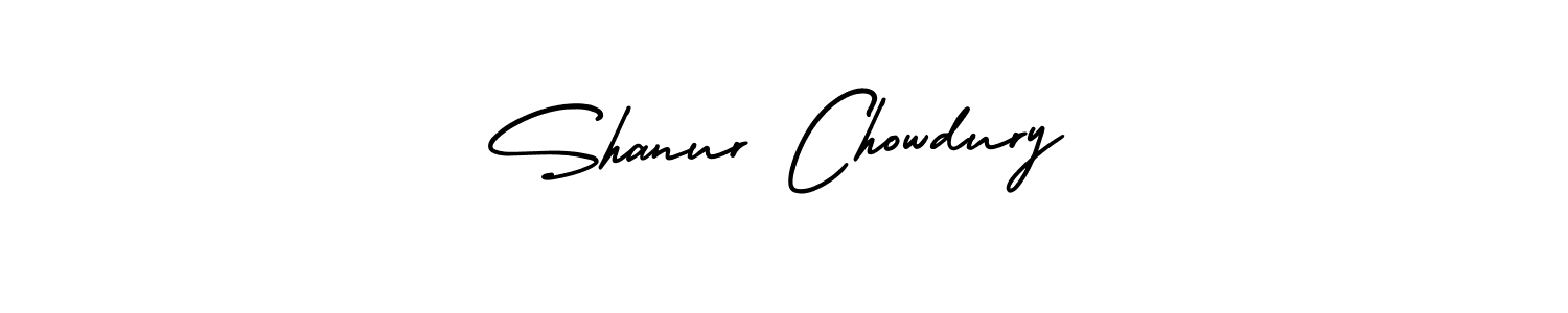 Also we have Shanur Chowdury name is the best signature style. Create professional handwritten signature collection using AmerikaSignatureDemo-Regular autograph style. Shanur Chowdury signature style 3 images and pictures png