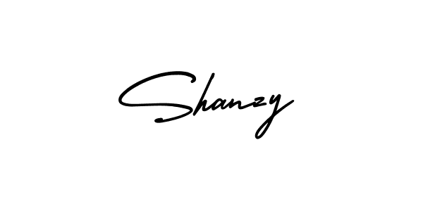Use a signature maker to create a handwritten signature online. With this signature software, you can design (AmerikaSignatureDemo-Regular) your own signature for name Shanzy. Shanzy signature style 3 images and pictures png