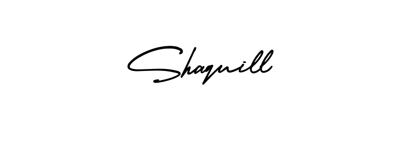 if you are searching for the best signature style for your name Shaquill. so please give up your signature search. here we have designed multiple signature styles  using AmerikaSignatureDemo-Regular. Shaquill signature style 3 images and pictures png