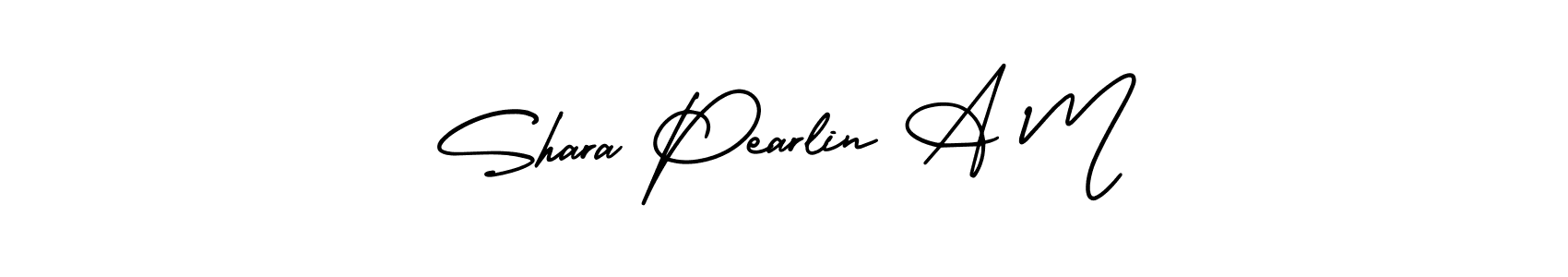 You can use this online signature creator to create a handwritten signature for the name Shara Pearlin A M. This is the best online autograph maker. Shara Pearlin A M signature style 3 images and pictures png