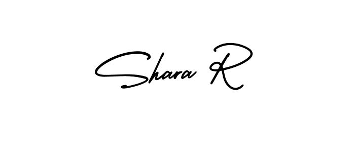 Make a short Shara R signature style. Manage your documents anywhere anytime using AmerikaSignatureDemo-Regular. Create and add eSignatures, submit forms, share and send files easily. Shara R signature style 3 images and pictures png