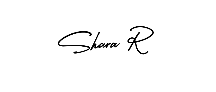 Also You can easily find your signature by using the search form. We will create Shara R name handwritten signature images for you free of cost using AmerikaSignatureDemo-Regular sign style. Shara R signature style 3 images and pictures png