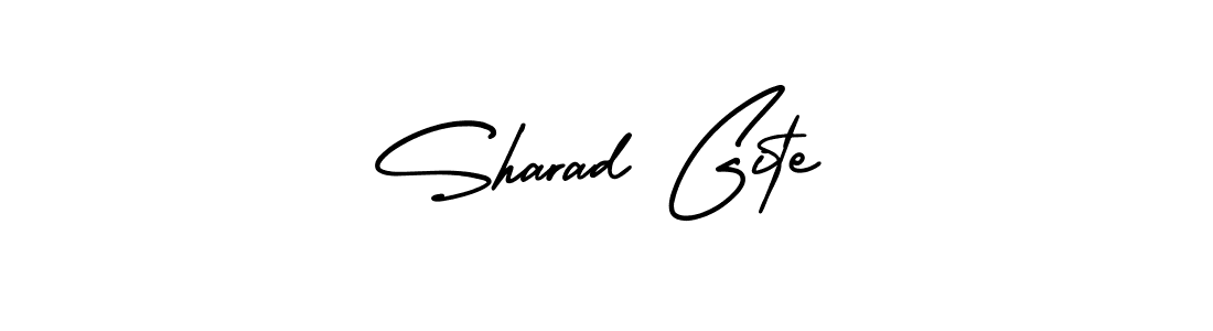 How to make Sharad Gite signature? AmerikaSignatureDemo-Regular is a professional autograph style. Create handwritten signature for Sharad Gite name. Sharad Gite signature style 3 images and pictures png