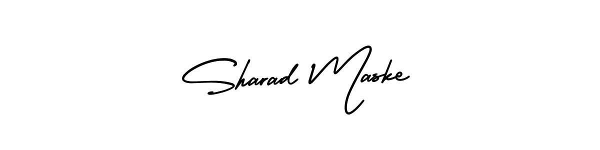 Design your own signature with our free online signature maker. With this signature software, you can create a handwritten (AmerikaSignatureDemo-Regular) signature for name Sharad Maske. Sharad Maske signature style 3 images and pictures png