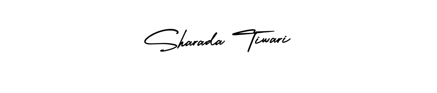 Create a beautiful signature design for name Sharada Tiwari. With this signature (AmerikaSignatureDemo-Regular) fonts, you can make a handwritten signature for free. Sharada Tiwari signature style 3 images and pictures png