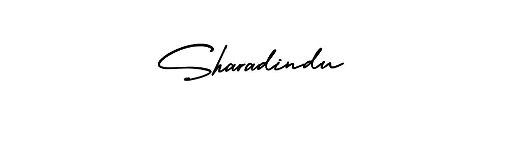 Make a beautiful signature design for name Sharadindu. With this signature (AmerikaSignatureDemo-Regular) style, you can create a handwritten signature for free. Sharadindu signature style 3 images and pictures png
