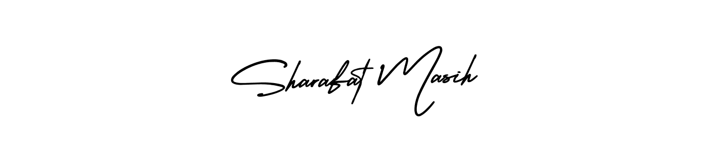 Sharafat Masih stylish signature style. Best Handwritten Sign (AmerikaSignatureDemo-Regular) for my name. Handwritten Signature Collection Ideas for my name Sharafat Masih. Sharafat Masih signature style 3 images and pictures png