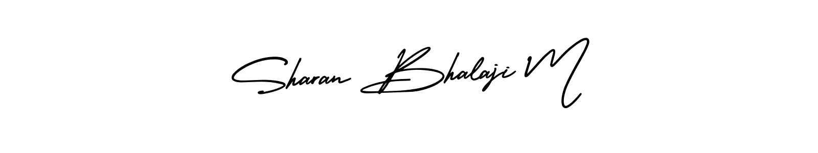 Make a beautiful signature design for name Sharan Bhalaji M. Use this online signature maker to create a handwritten signature for free. Sharan Bhalaji M signature style 3 images and pictures png