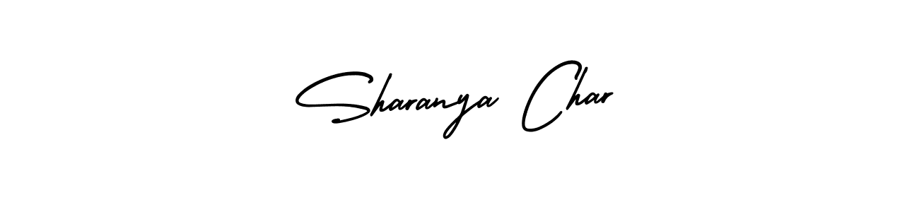 How to make Sharanya Char signature? AmerikaSignatureDemo-Regular is a professional autograph style. Create handwritten signature for Sharanya Char name. Sharanya Char signature style 3 images and pictures png