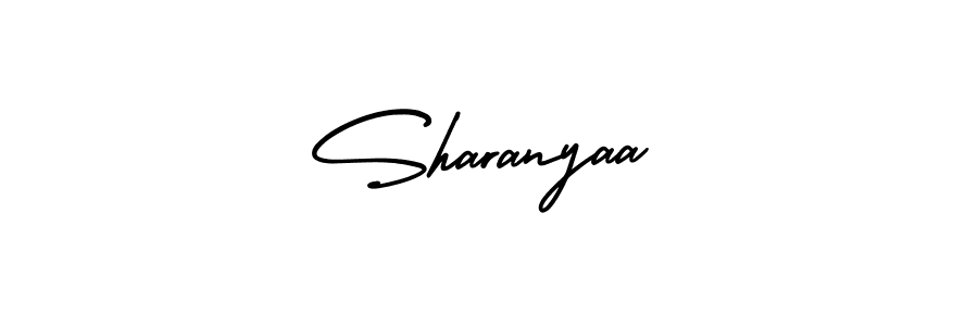 It looks lik you need a new signature style for name Sharanyaa. Design unique handwritten (AmerikaSignatureDemo-Regular) signature with our free signature maker in just a few clicks. Sharanyaa signature style 3 images and pictures png