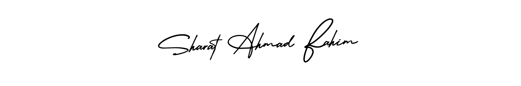 Create a beautiful signature design for name Sharat Ahmad Fahim. With this signature (AmerikaSignatureDemo-Regular) fonts, you can make a handwritten signature for free. Sharat Ahmad Fahim signature style 3 images and pictures png