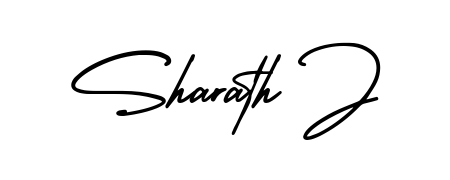 If you are searching for the best signature style for your name Sharath J, here we have designed multiple signature styles using AmerikaSignatureDemo-Regular. Sharath J signature style 3 images and pictures png