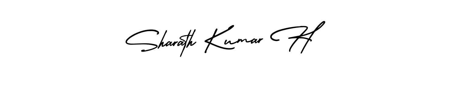 Create a beautiful signature design for name Sharath Kumar H. With this signature (AmerikaSignatureDemo-Regular) fonts, you can make a handwritten signature for free. Sharath Kumar H signature style 3 images and pictures png