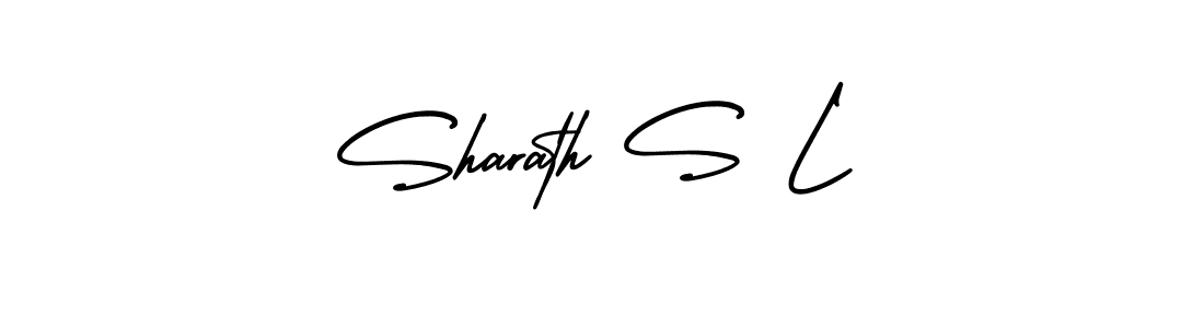 Make a beautiful signature design for name Sharath S L. Use this online signature maker to create a handwritten signature for free. Sharath S L signature style 3 images and pictures png