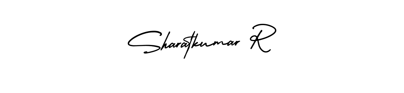 Sharatkumar R stylish signature style. Best Handwritten Sign (AmerikaSignatureDemo-Regular) for my name. Handwritten Signature Collection Ideas for my name Sharatkumar R. Sharatkumar R signature style 3 images and pictures png
