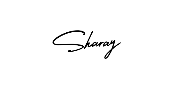 How to make Sharay signature? AmerikaSignatureDemo-Regular is a professional autograph style. Create handwritten signature for Sharay name. Sharay signature style 3 images and pictures png
