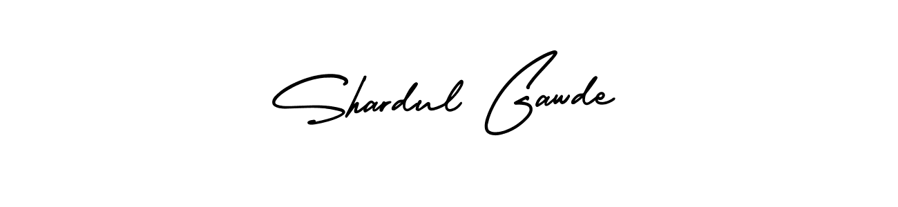 The best way (AmerikaSignatureDemo-Regular) to make a short signature is to pick only two or three words in your name. The name Shardul Gawde include a total of six letters. For converting this name. Shardul Gawde signature style 3 images and pictures png