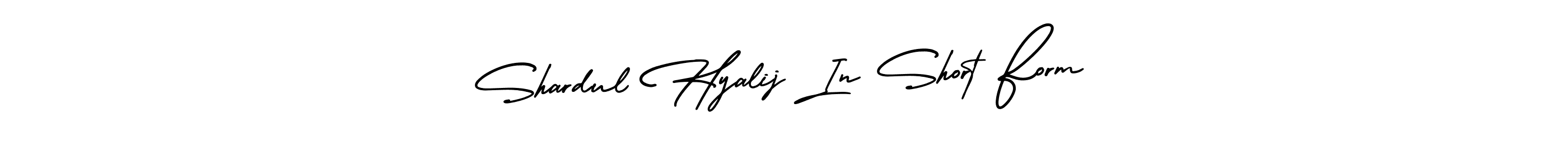 if you are searching for the best signature style for your name Shardul Hyalij In Short Form. so please give up your signature search. here we have designed multiple signature styles  using AmerikaSignatureDemo-Regular. Shardul Hyalij In Short Form signature style 3 images and pictures png