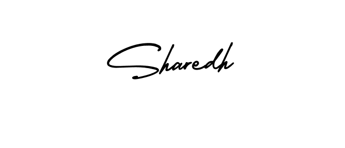 Design your own signature with our free online signature maker. With this signature software, you can create a handwritten (AmerikaSignatureDemo-Regular) signature for name Sharedh. Sharedh signature style 3 images and pictures png