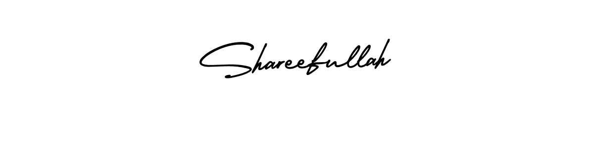 Shareefullah stylish signature style. Best Handwritten Sign (AmerikaSignatureDemo-Regular) for my name. Handwritten Signature Collection Ideas for my name Shareefullah. Shareefullah signature style 3 images and pictures png