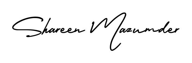 Stand out with a creative autograph for Shareen Mazumder. The AmerikaSignatureDemo-Regular styling blends modern aesthetics with classic signature flourishes. Shareen Mazumder signature style 3 images and pictures png