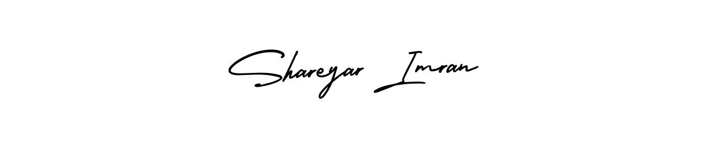 It looks lik you need a new signature style for name Shareyar Imran. Design unique handwritten (AmerikaSignatureDemo-Regular) signature with our free signature maker in just a few clicks. Shareyar Imran signature style 3 images and pictures png