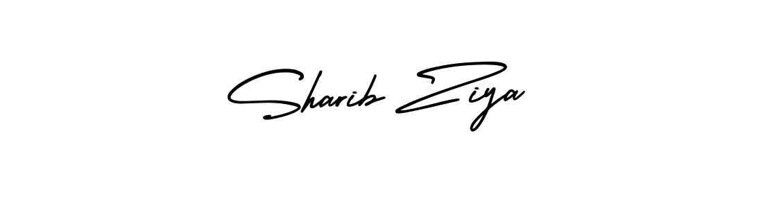 Design your own signature with our free online signature maker. With this signature software, you can create a handwritten (AmerikaSignatureDemo-Regular) signature for name Sharib Ziya. Sharib Ziya signature style 3 images and pictures png