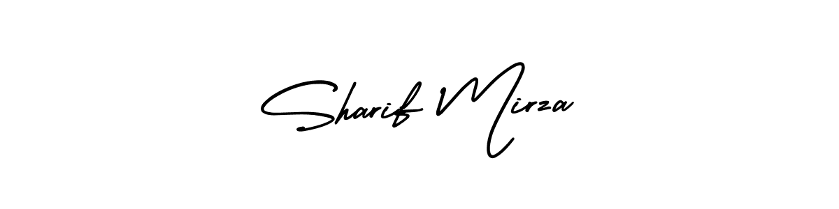 Create a beautiful signature design for name Sharif Mirza. With this signature (AmerikaSignatureDemo-Regular) fonts, you can make a handwritten signature for free. Sharif Mirza signature style 3 images and pictures png
