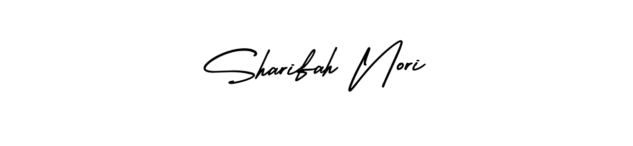 This is the best signature style for the Sharifah Nori name. Also you like these signature font (AmerikaSignatureDemo-Regular). Mix name signature. Sharifah Nori signature style 3 images and pictures png