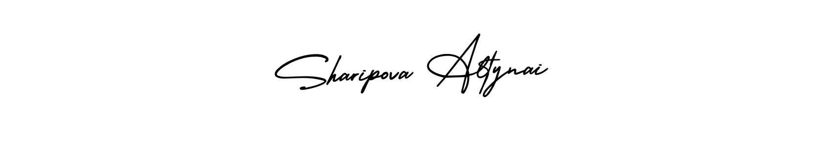 Sharipova Altynai stylish signature style. Best Handwritten Sign (AmerikaSignatureDemo-Regular) for my name. Handwritten Signature Collection Ideas for my name Sharipova Altynai. Sharipova Altynai signature style 3 images and pictures png