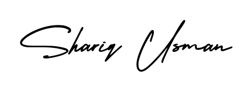 Upgrade your professional image with Shariq Usman signature created with AmerikaSignatureDemo-Regular font. Fast, free, and watermark-free download. Shariq Usman signature style 3 images and pictures png