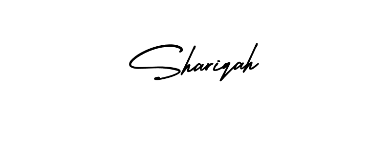 Also we have Shariqah name is the best signature style. Create professional handwritten signature collection using AmerikaSignatureDemo-Regular autograph style. Shariqah signature style 3 images and pictures png