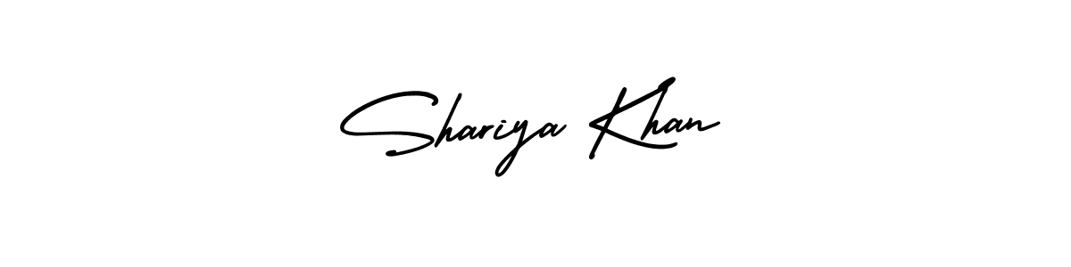 Also we have Shariya Khan name is the best signature style. Create professional handwritten signature collection using AmerikaSignatureDemo-Regular autograph style. Shariya Khan signature style 3 images and pictures png