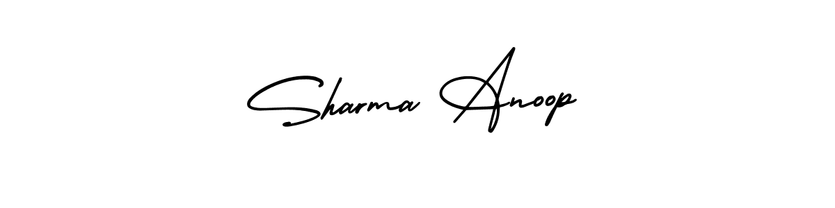 Similarly AmerikaSignatureDemo-Regular is the best handwritten signature design. Signature creator online .You can use it as an online autograph creator for name Sharma Anoop. Sharma Anoop signature style 3 images and pictures png