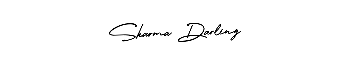 Also You can easily find your signature by using the search form. We will create Sharma Darling name handwritten signature images for you free of cost using AmerikaSignatureDemo-Regular sign style. Sharma Darling signature style 3 images and pictures png