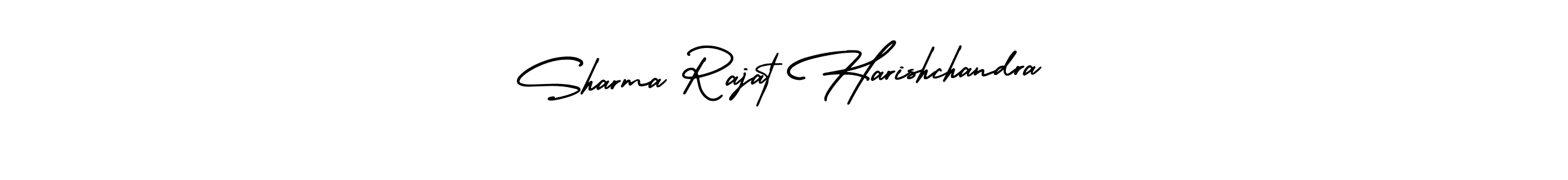 Design your own signature with our free online signature maker. With this signature software, you can create a handwritten (AmerikaSignatureDemo-Regular) signature for name Sharma Rajat Harishchandra. Sharma Rajat Harishchandra signature style 3 images and pictures png