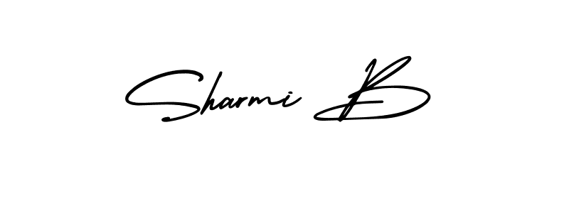 Best and Professional Signature Style for Sharmi B. AmerikaSignatureDemo-Regular Best Signature Style Collection. Sharmi B signature style 3 images and pictures png
