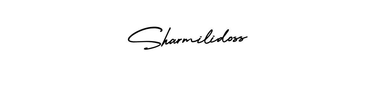 Make a beautiful signature design for name Sharmilidoss. Use this online signature maker to create a handwritten signature for free. Sharmilidoss signature style 3 images and pictures png