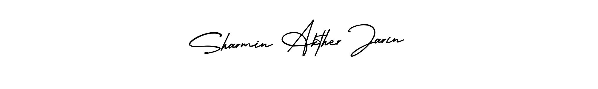 See photos of Sharmin Akther Jarin official signature by Spectra . Check more albums & portfolios. Read reviews & check more about AmerikaSignatureDemo-Regular font. Sharmin Akther Jarin signature style 3 images and pictures png