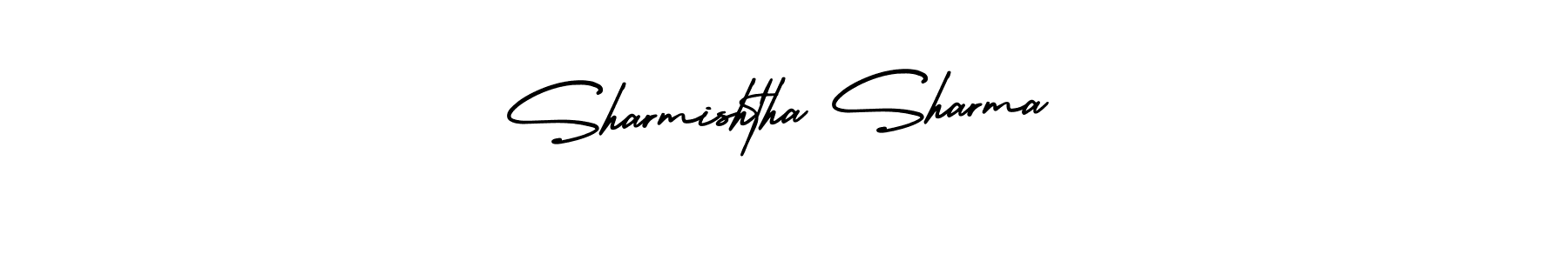 How to make Sharmishtha Sharma signature? AmerikaSignatureDemo-Regular is a professional autograph style. Create handwritten signature for Sharmishtha Sharma name. Sharmishtha Sharma signature style 3 images and pictures png
