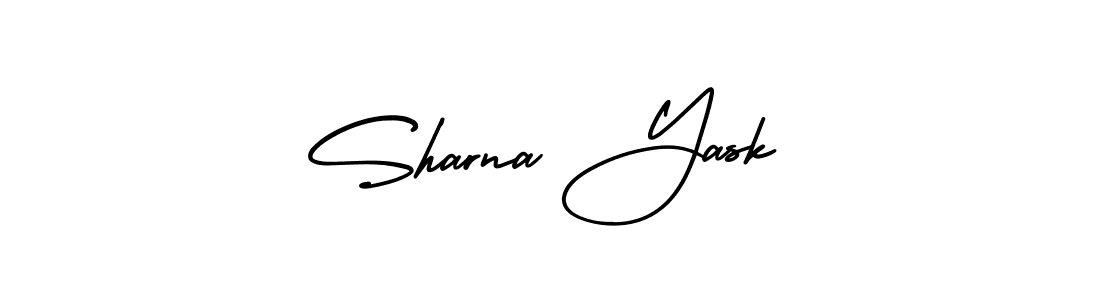Use a signature maker to create a handwritten signature online. With this signature software, you can design (AmerikaSignatureDemo-Regular) your own signature for name Sharna Yask. Sharna Yask signature style 3 images and pictures png