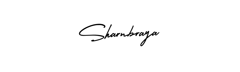 Create a beautiful signature design for name Sharnbraya. With this signature (AmerikaSignatureDemo-Regular) fonts, you can make a handwritten signature for free. Sharnbraya signature style 3 images and pictures png