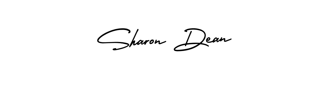 Make a beautiful signature design for name Sharon Dean. With this signature (AmerikaSignatureDemo-Regular) style, you can create a handwritten signature for free. Sharon Dean signature style 3 images and pictures png