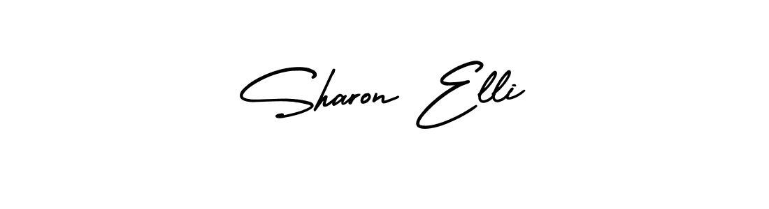 Design your own signature with our free online signature maker. With this signature software, you can create a handwritten (AmerikaSignatureDemo-Regular) signature for name Sharon Elli. Sharon Elli signature style 3 images and pictures png