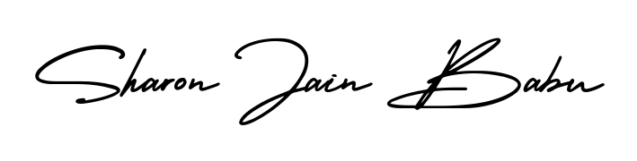 How to make Sharon Jain Babu signature? AmerikaSignatureDemo-Regular is a professional autograph style. Create handwritten signature for Sharon Jain Babu name. Sharon Jain Babu signature style 3 images and pictures png